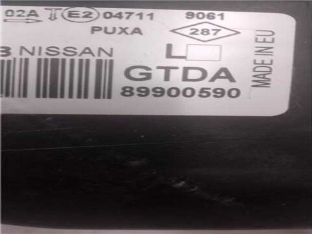 Foto 3ª: Faro Izquierdo Nissan Micra VERSION INDEFINIDA