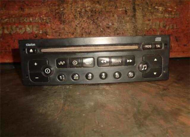Sistema Audio Radio CD Peugeot 206 1.6 CC [1.6 LTR. - 80 KW 16V CAT (NFU - TU5JP4)]