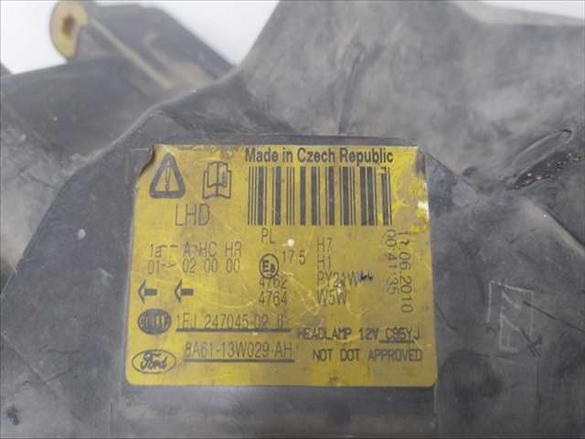 Foto 3ª: Faro Derecho Ford Fiesta 1.6 TDCI [D/TZJA] (2010)