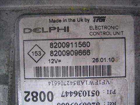 Foto 2ª: Centralita Motor ECU Renault Express 1.5 DCI FW0A) 68CV 50KW KANGOO FW0/1_) [D/ K9K A 8] (2010)