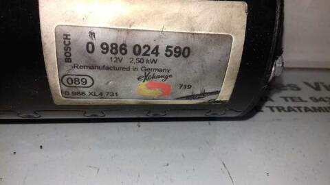 Foto 2ª: Motor de Arranque Mercedes Clase E 180 2.1 CDI CAT 170CV 125KW [651924] (2009)