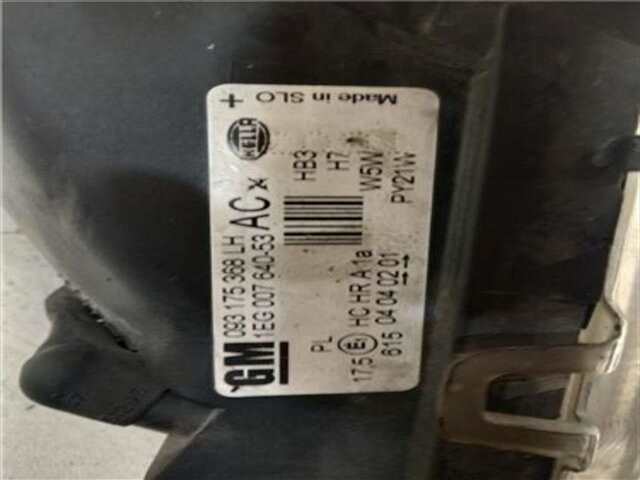 Foto 2ª: Faro Izquierdo Opel Astra 