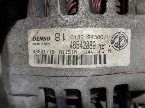 Foto 2ª: Alternador Fiat Punto 1.2 8V BERLINA 60CV 44KW [188A4000] (2001)