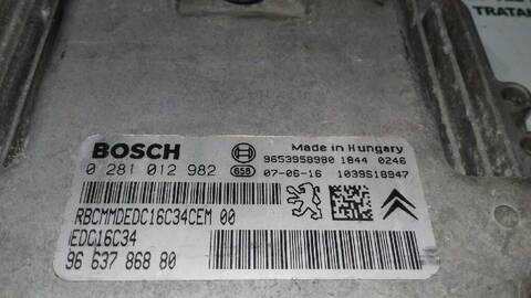 Foto 2ª: Centralita Motor ECU Peugeot Expert 1.6 16V HDI 90CV 66KW [9HUDV6UTED4] (2007)
