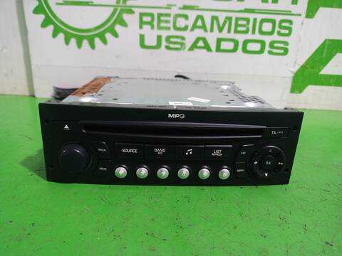Foto 3ª: Sistema Audio Radio CD Citroen C4 EXCLUSIVE PICASSO 109CV 80KW [9HZDV6TED4] (2008)