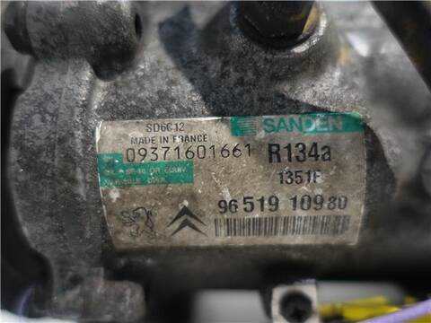 Foto 3ª: Compresor Aire Acondicionado Citroen C4 1.6 HDI BERLINA 109CV 80KW [9HY (DV6TED4)] (2006)