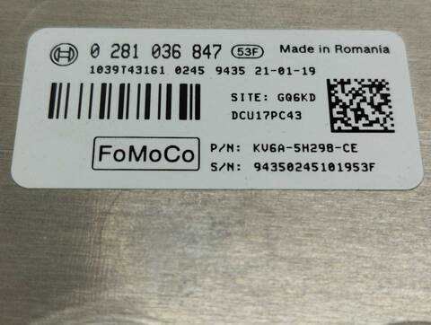 Foto 4ª: Centralita Motor ECU Ford Transit KOMBI TREND LARGO 120CV 88KW [ZTGA] (2021)