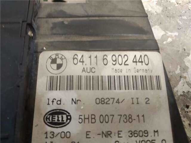 Foto 3ª: Mando Climatizador Bmw Serie 3 315 2.0 320 CD [2.0 LTR. - 110 KW 16V DIESEL CAT]