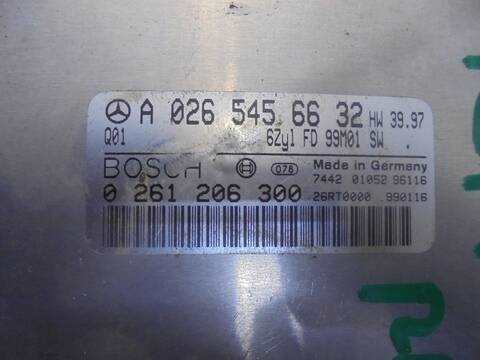 Foto 2ª: Centralita Motor ECU Mercedes Clase ML 320 G W163) 163.154) [112.942] (1999)