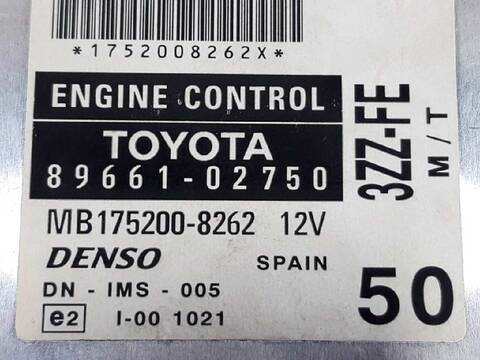 Foto 3ª: Centralita Motor ECU Toyota Corolla 1.6 16V 110CV 81KW [3ZZFE] (2002)
