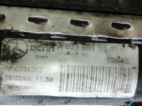 Foto 3ª: Radiador Motor Mercedes Vito 109 CDI 639.601 639.603 639.605) FURGONETA (2003)