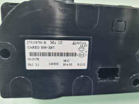 Foto 4ª: Mando Calefacción A. A. Renault Clio 1.5 DCI DIESEL FAP 90CV 66KW [K9KB608] (2014)