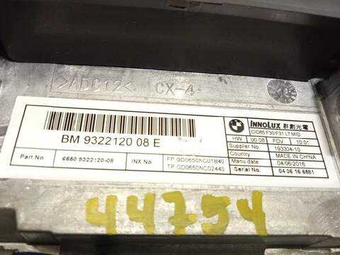 Foto 4ª: Pantalla Multifuncion Bmw Serie 3 315 316D 116CV 85KW [B47D20A] (2016)