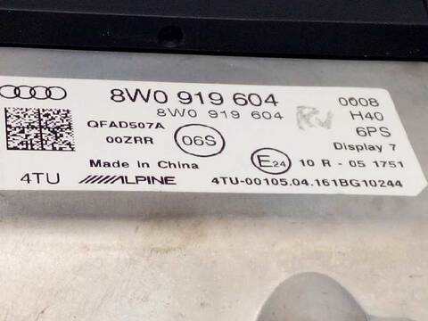 Foto 3ª: Pantalla Multifuncion Audi A4 BASICO AVANT 150CV 110KW [DEUA] (2016)