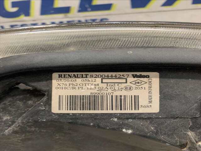 Foto 2ª: Faro Izquierdo Renault Kangoo 1.9 DCI 0CV [F9Q790] (2006)