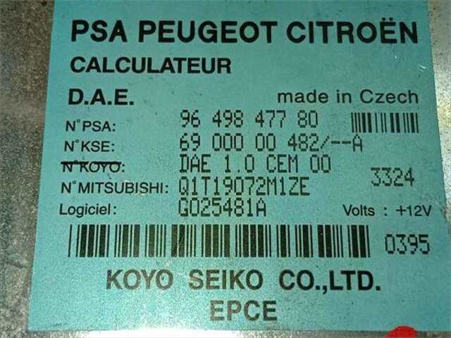 Foto 2ª: Centralita Direccion Asistida Citroen C3 1.4 [KFV (TU3JP)]