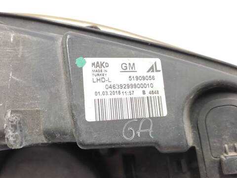Foto 3ª: Faro Izquierdo Opel Combo 1.3 CDTI B05) 90CV 66KW FURGON [263A2000] (2016)
