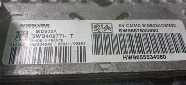 Centralita Motor ECU Citroen C4 2.0 HDI