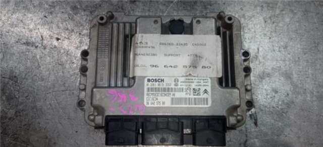 Foto 3ª: Centralita Motor ECU Peugeot 308 1.6 CONFORT [1.6 LTR. - 80 KW HDI FAP CAT (9HZ - DV6TED4)] [9HZ (DV6TED4)]