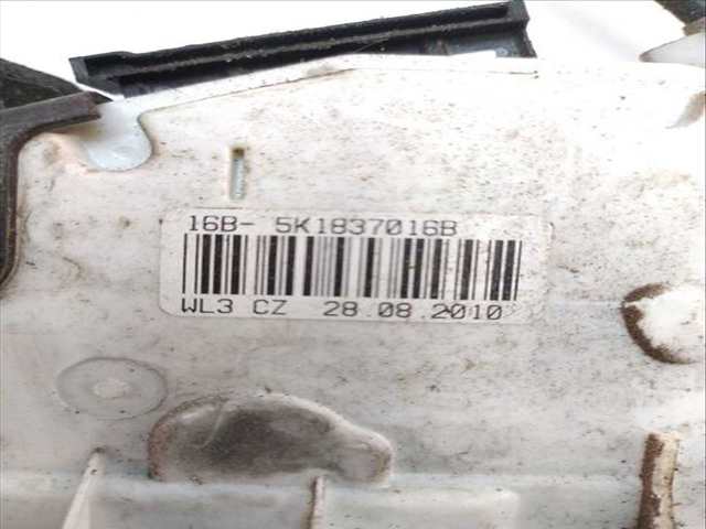 Foto 2ª: Cerradura Puerta Delantera Derecha Volkswagen Polo 1.6 TDI (2009)