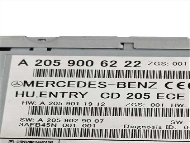 Foto 3ª: Sistema Audio Radio CD Mercedes Clase C 160 C 220 BLUETEC - D 205.002 205.004) 170CV (2013)