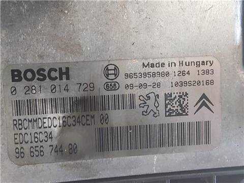 Foto 3ª: Centralita Motor ECU Citroen C4 1.6 HDI PICASSO 109CV 80KW [9HZ-DV6TED4] (2009)