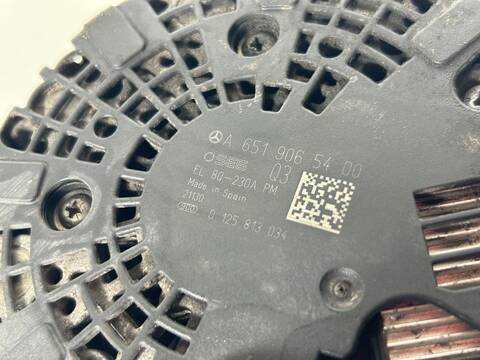 Foto 3ª: Alternador Mercedes Sprinter 2.2CDI 143 CV 105KW [651958] (2018)