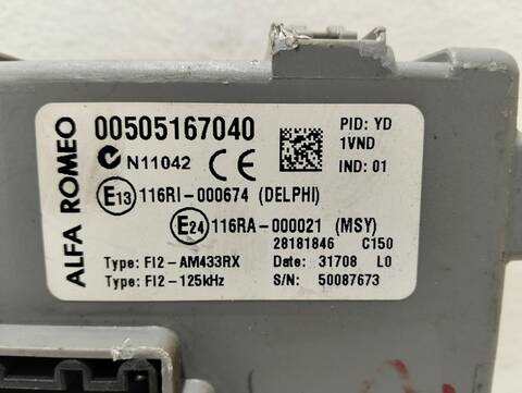 Foto 2ª: Caja Reles Fusibles Alfa Romeo Mito DISTINCTIVE 1 JTD CAT 120CV (2008)