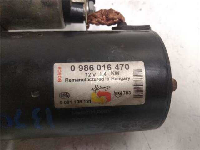 Foto 3ª: Motor de Arranque Ford Escort 1.6 ATLANTA BERLINA [1.6 LTR. - 66 KW 16V CAT] [L1H]