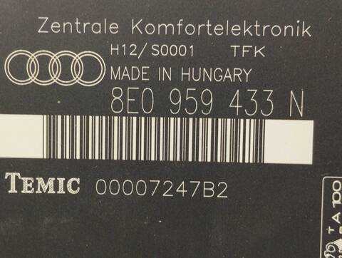 Foto 4ª: Centralita Confort BSI Audi A4 2.0 BERLINA 130CV 96KW [ALT] (2001)
