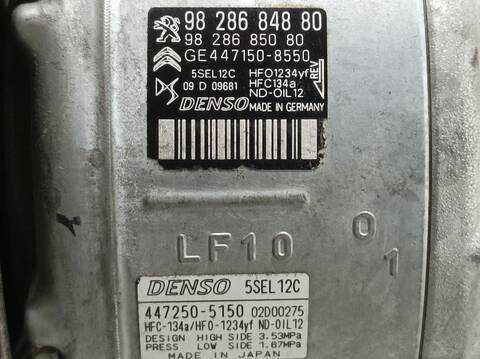 Foto 3ª: Compresor Aire Acondicionado Peugeot 208 ALLURE 131CV 96KW [HN05] (2020)