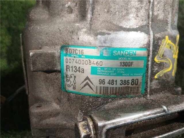 Foto 2ª: Compresor Aire Acondicionado Peugeot 407 2.2 ST CONFORT [2.2 LTR. - 116 KW] [3FZ (EW12J4)]