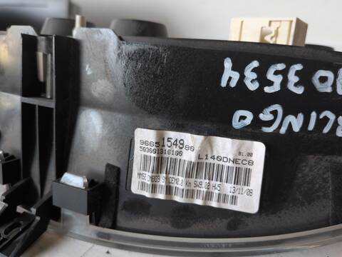 Foto 2ª: Cuadro de Instrumentos Citroen Berlingo 9HT (2008)