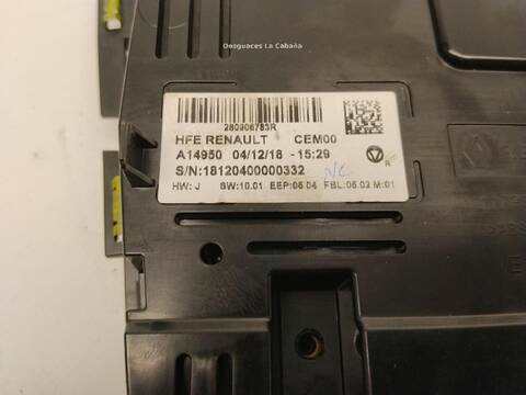 Foto 3ª: Pantalla Multifuncion Renault Kadjar 1.3 TCE 140 [H5H 470] (2015)