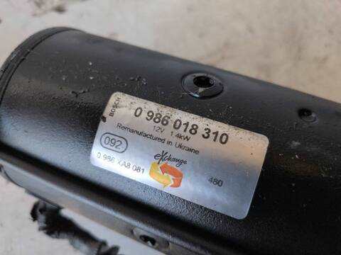 Foto 3ª: Motor de Arranque Citroen C1 D 1.8 DIESEL 161) 60CV (1986)