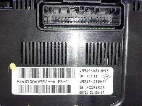 Foto 2ª: Cuadro de Instrumentos Renault Megane BUSINESS BERLINA 90CV 66KW IV BERLINA 5P [K9KG6] (2017)