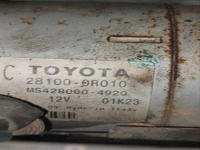 Foto 3ª: Motor de Arranque Toyota Rav4 2.0 4WD ACA30_ ACA30R) (2005)