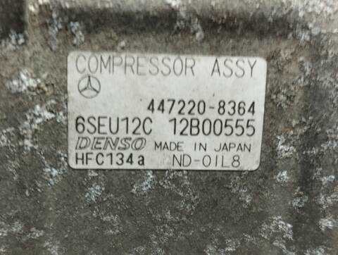 Foto 3ª: Compresor Aire Acondicionado Mercedes Clase A 140 170 CDI 168.008) 90CV 66KW [OM668940] (2001)