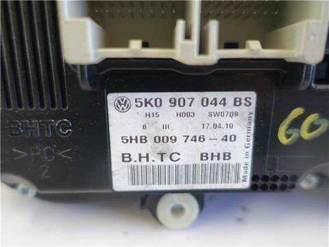 Foto 3ª: Mando Climatizador Volkswagen Golf 1.6 ADVANCE 105CV 77KW [CAYC] (2010)