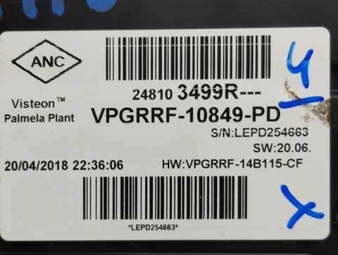 Foto 3ª: Cuadro de Instrumentos Renault Captur DYNAMIQUE 90CV 66KW [H4B B4] (2018)
