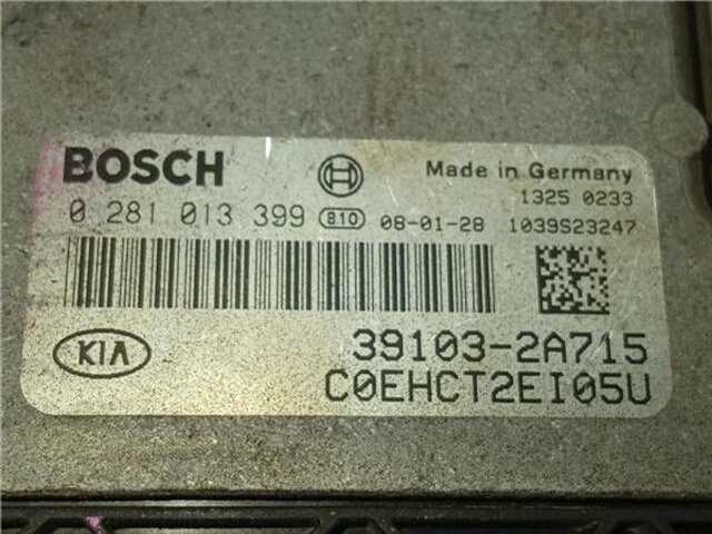 Centralita Motor ECU Kia Ceed 1.6 CRDI 115 (ED)(2006)
