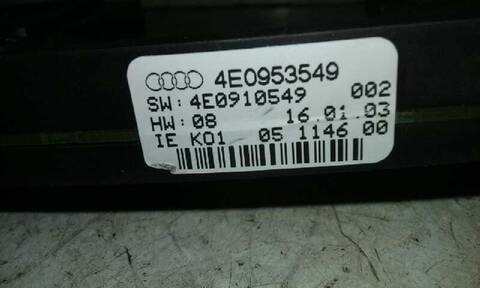 Foto 3ª: Centralita Motor ECU Audi A8 3.7 V8 40V CAT BFL) 280CV 206KW (2002)