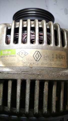 Foto 2ª: Alternador Renault Megane 1.6 GASOLINA [G/K7M] (1997)