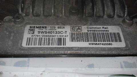 Foto 2ª: Centralita Motor ECU Peugeot 307 2.0 HDI CAT 90CV 66KW [RHY] (2003)