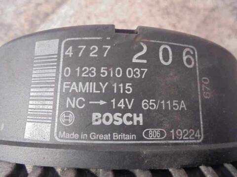 Foto 2ª: Alternador Chrysler Voyager 2.5 TD 116CV 85KW [M00] (1997)