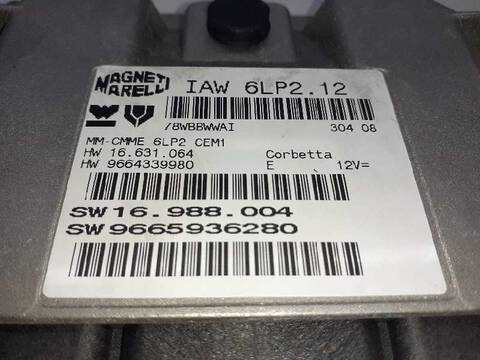 Foto 3ª: Centralita Motor ECU Citroen C4 COLLECTION BERLINA 88CV 65KW [KFU] (2009)