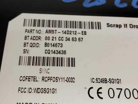Foto 2ª: Centralita Motor ECU Ford C Max 1.6 ECOBOOST CAT 150CV 110KW GRAND [JQDB] (2013)