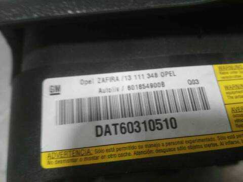 Foto 3ª: Airbag Delantero Izquierdo Opel Zafira COSMO 120CV 88KW [Z19DT] (2006)