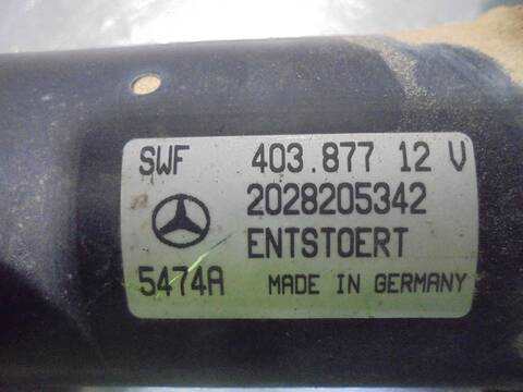 Foto 4ª: Motor Limpia Delantero Mercedes Clase C 160 220 DIESEL 202.121) BERLINA 95CV 70KW [604910] (2002)