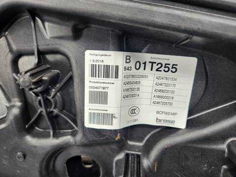 Foto 2ª: Elevalunas Eléctrico Delantero Izquierdo Mercedes Clase B 150 B 180 CDI 246.212) 109CV 80KW [K9K] (2016)
